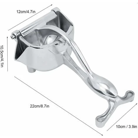 DENUOTOP Presse Agrumes Manuels Presse-Agrumes Manuel En Alliage D'Aluminium Presse-Fruits Presse-Fruits Amovible Presse-Citron Vert Presse-Citron Presse-Agrumes Presse-Citron Robuste à Simple Pressi 5 DENUOTOP Presse Agrumes Manuels Presse-Agrumes Manuel En Alliage D'Aluminium Presse-Fruits Presse-Fruits Amovible Presse-Citron Vert Presse-Citron Presse-Agrumes Presse-Citron Robuste à Simple Pressi – Image 3