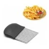 DENUOTOP Mandolines Coupe-légumes En Acier Inoxydable-Trancheuse à Ondulées -Gadget De Cuisine Pour Frites, Pommes De Terre, Légume, Fruits Et Gaufre -Petit Électroménager 60009517 1
