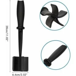 DENUOTOP Stampfer Pilon Et Hachoir Pilon à Pommes De Terre Résistant à La Chaleur Hachoir à Viande Hachée Multifonctionnel Hachoir Permanent Pour Remuer La Viande Hachée Hamburger Légumes Dinde Compa -Petit Électroménager 60010218 3