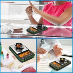 Balance De Précision, Balance De Precision 0.001g, 50g/0.001g, Balance Numérique Portable Avec Affichage LCD Avec 50g De Poids D'étalonnage Et Pincettes Électrostatiques -Petit Électroménager 60280459 5
