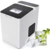 RELAX4LIFE Machine à Glaçons 15kg En 24H Auto-Nettoyage, Machine à Glaçons De Comptoir 9 Glaçons En 8 Min Ice Maker Pour Bar, Bureau, Maison, Taille Compacte 32x23x32,5cm (Blanc) -Petit Électroménager 60464529 1