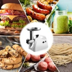 RELAX4LIFE Hachoir à Viandes Électrique 1200W, 3 Grilles, 1 Adaptateurs à Kebbés, 1 Adaptateur à Saucisse 11 RELAX4LIFE Hachoir à Viandes Électrique 1200W, 3 Grilles, 1 Adaptateurs à Kebbés, 1 Adaptateur à Saucisse -Petit Électroménager 60464641 5