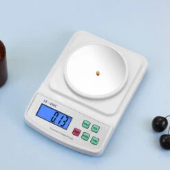 Balance De Précision Cuisine Professionnelle (500 G / 0,01 G, Surface De Pesée 12 Cm, 5 Unités De Pesage, écran LCD Rétroéclairé, Pieds En Caoutchouc Antidérapant) Balance De Précision Cuisine Profe -Petit Électroménager 60644801 4