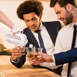 Machine à Glaçons Sans BPA 2 En 1 Portable Ice Ball Maker Plateaux à Glaçons Sanitaires Pour Congélateur-Ice Maker Moule Fait 17 Glaçons Ronds (Blanc) -Petit Électroménager 61201186 4