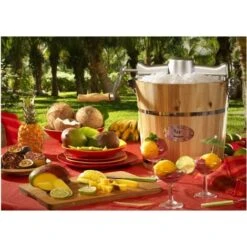 Sorbetière électrique GIVRETO En Bois 3.5 L