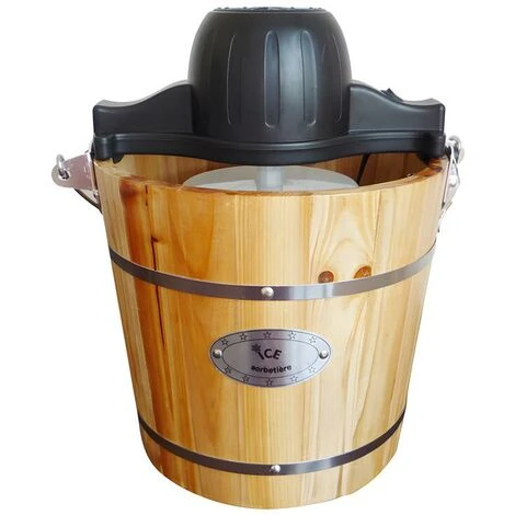 Sorbetière électrique GIVRETO En Bois 3.5 L 4 Sorbetière électrique GIVRETO En Bois 3.5 L – Image 2