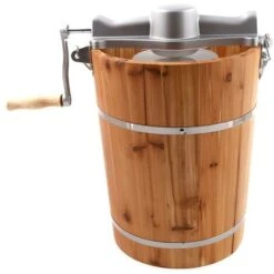 Sorbetière électrique GIVRETO En Bois 5.5 L -Petit Électroménager 63152958 3