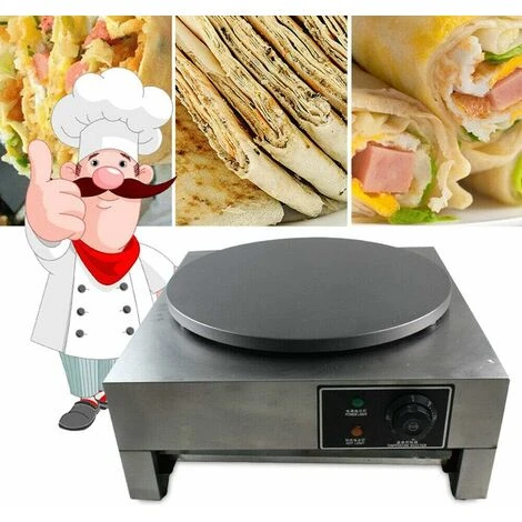 3000W Crêpière Crêpière Température Réglable 50-300 ℃ Machine À Crêpes Électrique Pour Cuisine À Domicile 4 3000W Crêpière Crêpière Température Réglable 50-300 ℃ Machine À Crêpes Électrique Pour Cuisine À Domicile – Image 2