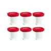 6 POTS YAOURT AVEC EGOUTTOIR POUR YAOURTIERE SEB -Petit Électroménager 64416299 1
