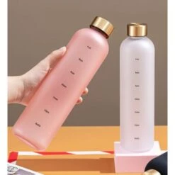 Bouteille D'eau De Motivation Horodatée De 32 Oz, Réutilisable, Anti-fuite Pour Salle De Sport Et Bureau/extérieur (rose) BF -Petit Électroménager 65273146 4