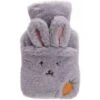 Thermos Mignon Peluche Double Poignée Thermos Cap Veste Main Eau Amovible Lavable Peluche Carotte Gris-BDD -Petit Électroménager 65905919 1