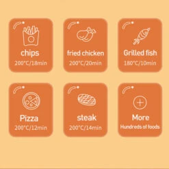 Four A Friteuse A Air 15L 1400W Ecran Tactile Numerique Quatre Fonctions De Prereglage Intelligent Fonction D'arret Automatique Blanc -Petit Électroménager 66333144 3