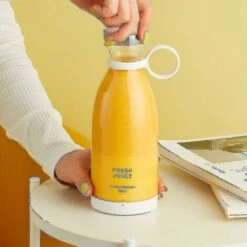 1 Pc Portable Électrique Juicer Blender USB Mini Juicer Fruit Extractor Food Shake Multifonctionnel Maison (Rose)-BDD -Petit Électroménager 67267857 3