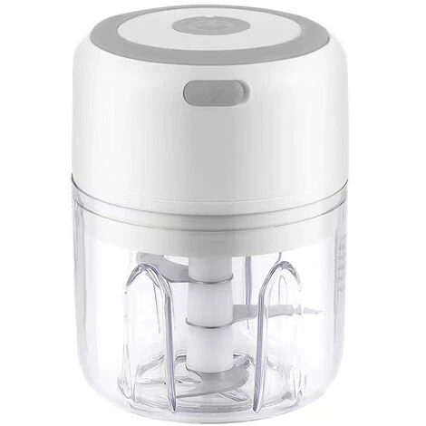 Mini Hachoir à Ail électrique, Hachoir à Nourriture, Mini Robots Culinaires, Mélangeur De Nourriture De Cuisine Portable Sans Fil Avec Chargement USB, Presse-ail Puissant Et Facile à Nettoyer (250 Ml) 3 Mini Hachoir à Ail électrique, Hachoir à Nourriture, Mini Robots Culinaires, Mélangeur De Nourriture De Cuisine Portable Sans Fil Avec Chargement USB, Presse-ail Puissant Et Facile à Nettoyer (250 Ml)