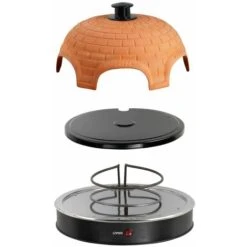 Appareil à Pizza 6 Personnes 1200 W Noir Livoo -Petit Électroménager 67892580 4