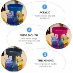 12 Pièces Whisky Tasse Acrylique Vin Tasse Boisson Tasse Esprit Tasse Bière Tasse Lave- Vaisselle Sûr Et Résistant À La Chaleur Incassable En Plastique Verres à Bière -Petit Électroménager 68114487 4