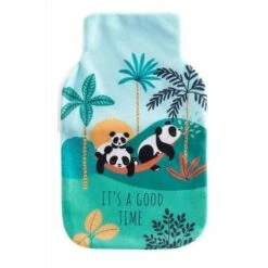 Housse Bouillotte Polaire 21x34 Cm Kidoux Panda