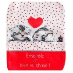 Housse Bouillotte Polaire 21x34 Cm Tout Doux Chatons -Petit Électroménager 70446910 3
