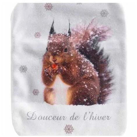 Housse Bouillotte Polaire 21x34 Cm Chamonix écureuil 4 Housse Bouillotte Polaire 21x34 Cm Chamonix écureuil – Image 2