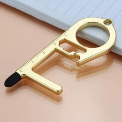 Ouvre-bouteille Porte-clés En Titane Avec Porte-clés En Titane - Ouvre-boîte - Compact, Polyvalent Et Durable OR -Petit Électroménager 70950185 3