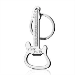Guitare Ouvre-bouteille Porte-clés En Métal Créatif Bière Ouvre-bouteille Porte-clés Pendentif Petit Cadeau