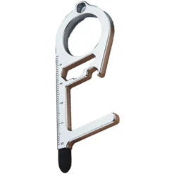 Décapsuleur Porte-clés En Titane Avec Porte-clés En Titane - Ouvre-boîte - Argent Compact, Polyvalent Et Durable