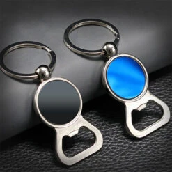 Porte-clés Décapsuleur Porte-clés Rond Noir -Petit Électroménager 70950443 5