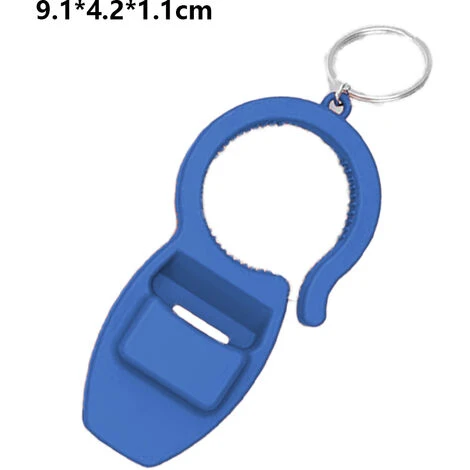 Ouvre-bouteille 3 En 1 Bière Boisson Ouvre-bouteille Multifonctionnel Porte-clés Ouvre-boîte Bleu 4 Ouvre-bouteille 3 En 1 Bière Boisson Ouvre-bouteille Multifonctionnel Porte-clés Ouvre-boîte Bleu – Image 2