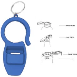 Ouvre-bouteille 3 En 1 Bière Boisson Ouvre-bouteille Multifonctionnel Porte-clés Ouvre-boîte Bleu 9 Ouvre-bouteille 3 En 1 Bière Boisson Ouvre-bouteille Multifonctionnel Porte-clés Ouvre-boîte Bleu -Petit Électroménager 70950457 3