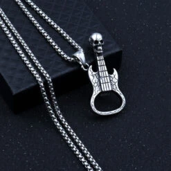 Ouvre-bière De Guitare De Crâne De Cadeau De Bière Rétro Des Hommes, Cadeau De Noël D'anniversaire Halloween -Petit Électroménager 70950460 5