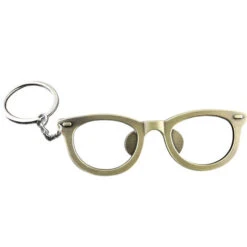 Ouvre-bouteille De Lunettes De Soleil, Porte-clés Ouvre-bouteille De Bière Mentale De Voyage Avec Bronze Vert De Style Vintage