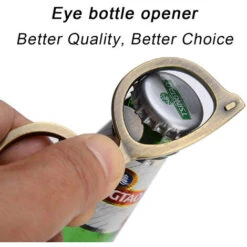 Ouvre-bouteille De Lunettes De Soleil, Porte-clés Ouvre-bouteille De Bière Mentale De Voyage Avec Bronze Vert De Style Vintage -Petit Électroménager 70950466 3