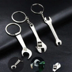 Creative Mini Imitation Outil Porte-clés Ouvre-bouteille En Alliage De Zinc Barman Ouvre-bouteille 4PCS Clé à Molette -Petit Électroménager 70950489 5