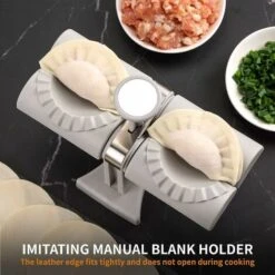 Ravioli Ancien Fabricant De Boulettes, Moule à Boulettes Automatique à Double Tête, Envelopper Deux à La Fois, Ustensile De Cuisine, Rapide Et Pratique Pour Faire Des Boulettes -Petit Électroménager 71089899 5