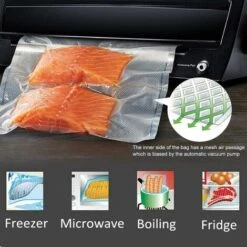 Sac Sous Vide Alimentaire 2 Rouleaux 20500cm Pour Tous Les Appareils De Mise Sous Vide -Petit Électroménager 71100582 3