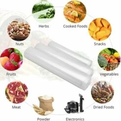 Sac Sous Vide Alimentaire 2 Rouleaux 20500cm Pour Tous Les Appareils De Mise Sous Vide -Petit Électroménager 71100582 4