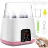 Chauffe Biberons Électrique, 6-en-1 Sterilisateur Biberons Electrique Portable Avec Écran LED Et Contrôle De La Température, Pour Stérilisation/Décongélation/Chauffage Aliments -Petit Électroménager 71188928 1