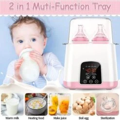 Chauffe Biberons Électrique, 6-en-1 Sterilisateur Biberons Electrique Portable Avec Écran LED Et Contrôle De La Température, Pour Stérilisation/Décongélation/Chauffage Aliments -Petit Électroménager 71188928 3