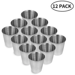 Petit Électroménager 31 12 Verres à Shot En Acier Inoxydable Pour Whisky, Tequilax