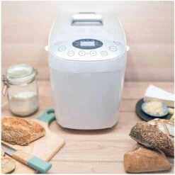 LIVOO DOP205W Machine A Pain - Ecran Digital 15 Programmes - Blanc