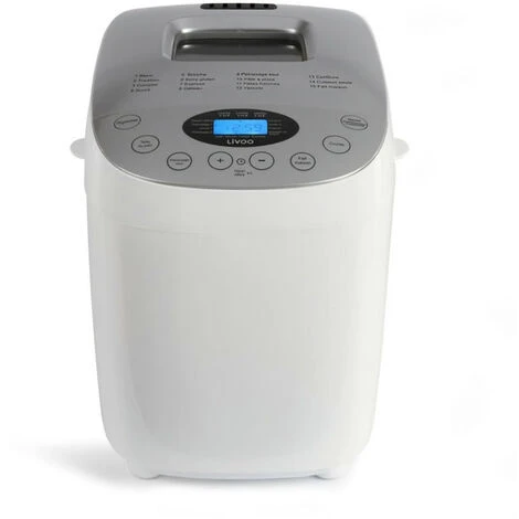 LIVOO DOP205W Machine A Pain - Ecran Digital 15 Programmes - Blanc 4 LIVOO DOP205W Machine A Pain - Ecran Digital 15 Programmes - Blanc – Image 2