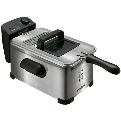 Fryer électrique, 3L., Acier Inoxydable, 2000w, 3 Fryer électrique, 3L., Acier Inoxydable, 2000w,