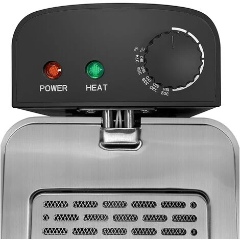 Fryer électrique, 3L., Acier Inoxydable, 2000w, 4 Fryer électrique, 3L., Acier Inoxydable, 2000w, – Image 2