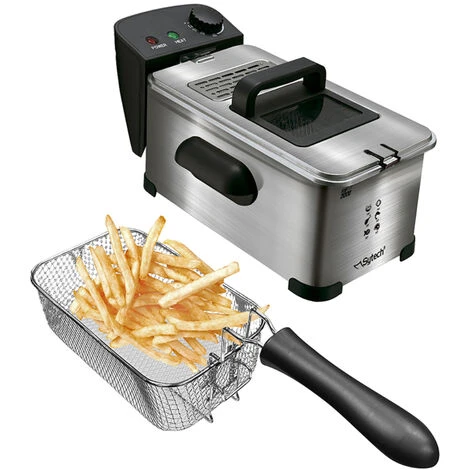Fryer électrique, 3L., Acier Inoxydable, 2000w, 5 Fryer électrique, 3L., Acier Inoxydable, 2000w, – Image 3