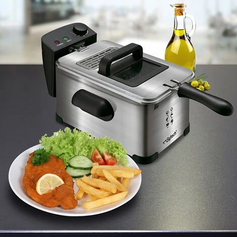 Fryer électrique, 3L., Acier Inoxydable, 2000w, 7 Fryer électrique, 3L., Acier Inoxydable, 2000w, – Image 5