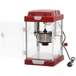 Machine à Pop-corn 2,5 Oz VidaXL -Petit Électroménager 734744 5