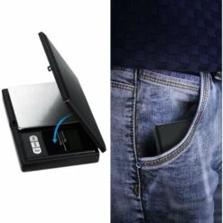 Balance De Precision 0.01g, 500g/0.01g, Balance De Poche Avec Écran LCD, Petite Balance De Bijoux, Balance De Cuisine, Balance De Précision Avec Fonction De Tare, Acier Inoxydable (Noir) -Petit Électroménager 73754227 5