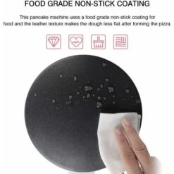 One Piece Crêpière Électrique De Qualité Alimentaire Antiadhésive Pizza Pancake Pan Cuisine Outil De Cuisson Crêpes Oeufs Bacon Avec Revêtement Antiadhésif (Rouge) BF -Petit Électroménager 75022780 3