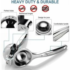 GP Presse Citron Manuel Presse Citron Presse-Agrumes à Jus D'Orange Et Citronille Manuel En Acier Inoxydable Bol à Presse Agrumes De Qualité Supérieure En Métal Robuste 9 GP Presse Citron Manuel Presse Citron Presse-Agrumes à Jus D'Orange Et Citronille Manuel En Acier Inoxydable Bol à Presse Agrumes De Qualité Supérieure En Métal Robuste -Petit Électroménager 75117281 4