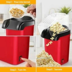 SEENLIN Machine à Pop Corn à Air Chaud Pour La Préparation De Grains De Maïs, 3 Minutes Pop Corn, Sans Graisse Et Sain Pour La Maison -Petit Électroménager 75458472 3